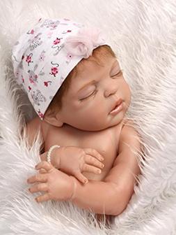 Girl Silicone Full Body 22 Inch Reborn Dolls Realistic Lifel