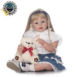 Silicone Vinyl Head Limbs Weighted Body Real Bebe Feel Lifel