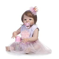 Full Silicone Body 22inch 57cm Waterproof Newborn Toddlers D