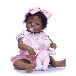 NPK collection Full Silicone Reborn Baby Doll African Americ