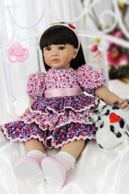 NPK collection 60cm Silicone Reborn Baby Doll Toys Lifelike 