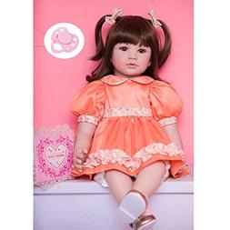 Soft Cloth Body Like Real 24inch Vinyl Princess Toddler Babi