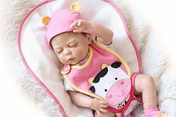 Girl Silicone Full Body 22" Lifelike Realistic Washable Toy 
