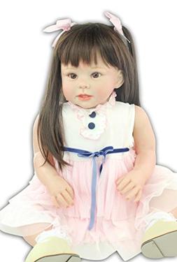 Terabithia 28" Soft Touch-Activated Lifelike Change Clothes 