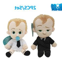 The Boss Baby Movie 8-inch Plush Kids Doll 2PCS/Set Suit & D