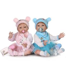 Realistic Cute Boy And Pink Girl Eyes Open 22in