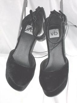 WOMEN'S SHOES SIZE 8.5 DV ADIRA BLACK  PLATFORM BABY DOLL HE